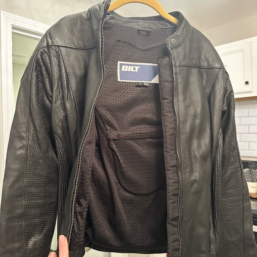 Bilt leather riding jacket